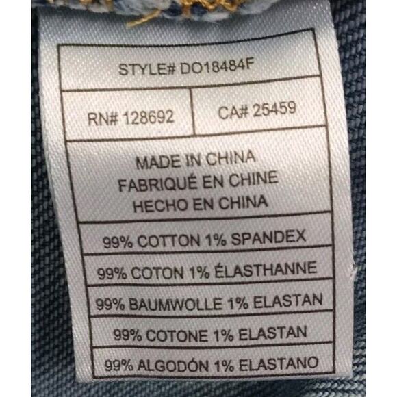 NWT Steve Madden Denim Medium Wash Blue Jean Tank Dress XL Retro Streetwear - Picture 8 of 9